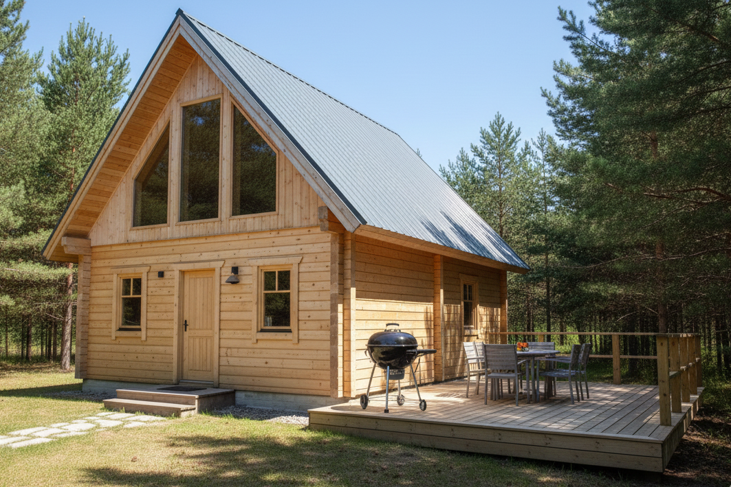 星空コテージの外観