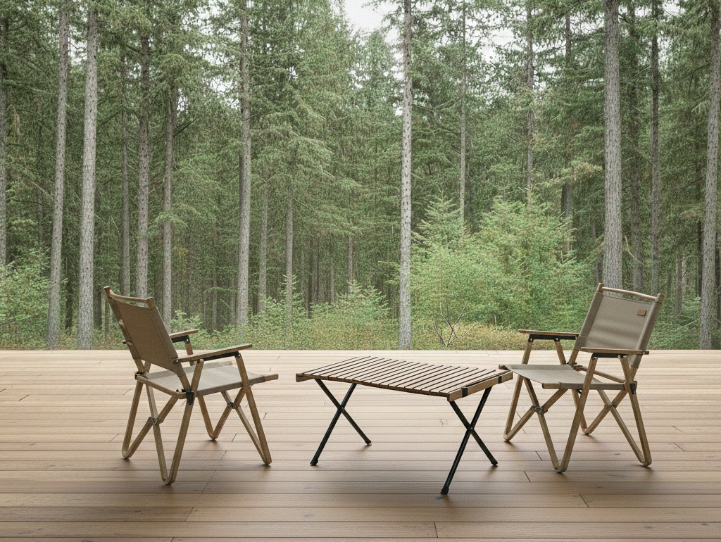 テーブルとチェア